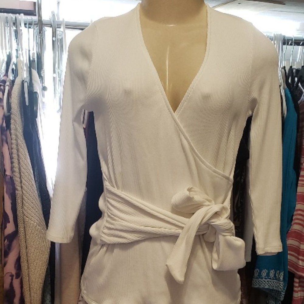 Express Wrap Around Blouse L - image 1